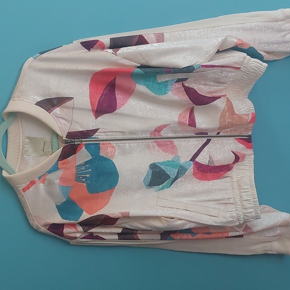 Elevenses Women's Multicolored Bomber Jacket - Picture 3 of 3